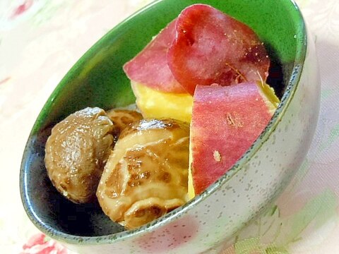❤薩摩芋と干し椎茸の煮物❤